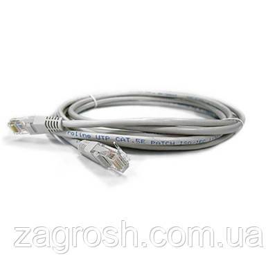 Promo Ціна! Патч-корд 1м, UTP, cat.5e, CU, 24AWG, grey Kingda (KD-PAUT3100GY) - тільки на ZaGrosh.com.ua, фото 1