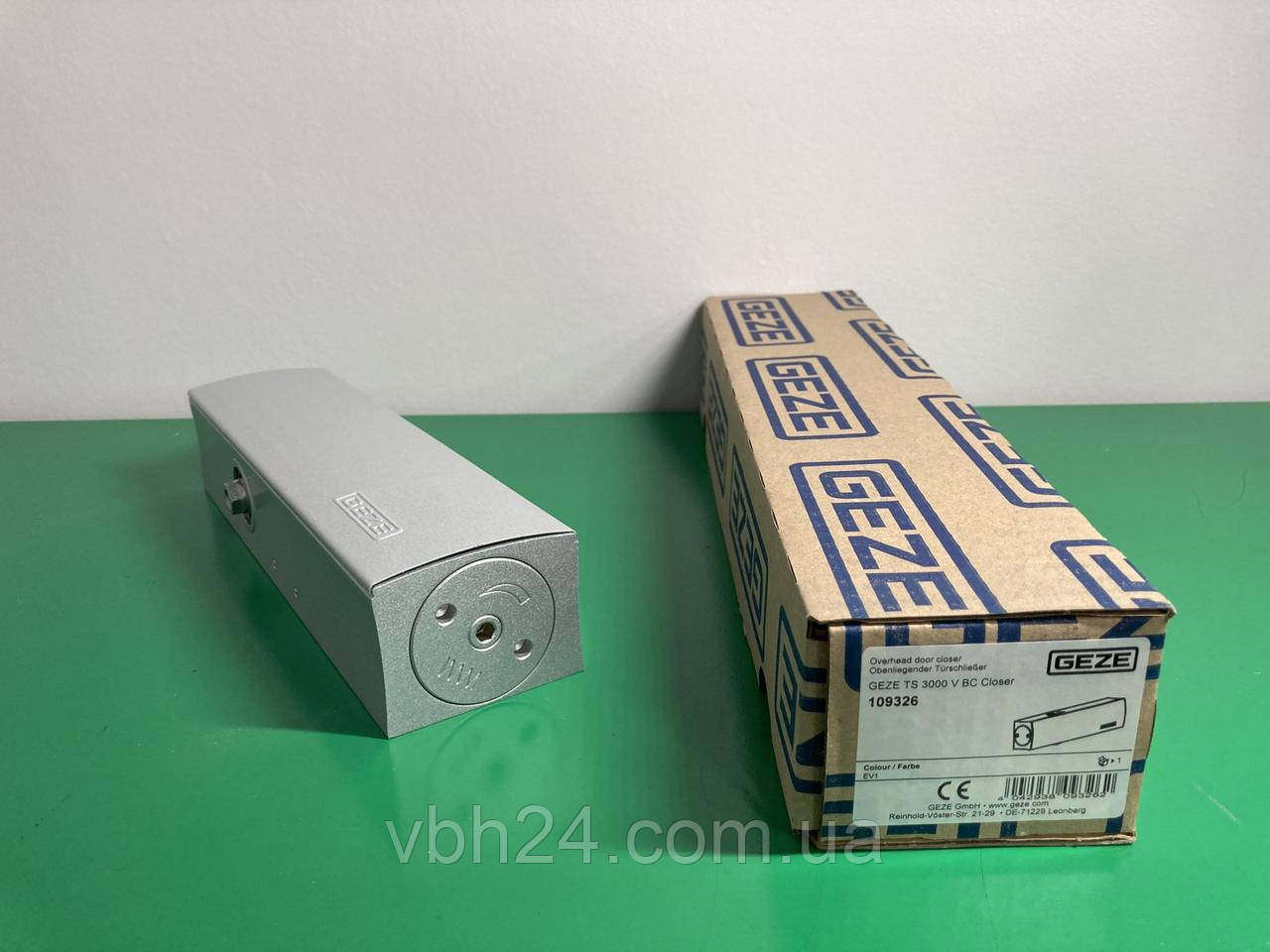 Дотягувач сірий Geze TS3000 V BC тіло, арт. 109326