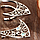 Эльфийские ажурные серьги - уши, каффы "Эльфийка" - серебристые Aushal JEWELRY, фото 6
