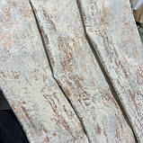 Турецький комплект оксамитових штор на тасьмі з підхватами Розмір 200х280см Колір Кремовий, фото 5