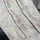 Турецький комплект оксамитових штор на тасьмі з підхватами Розмір 200х280см Колір Кремовий, фото 4