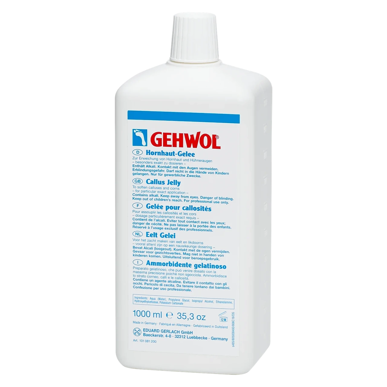 Гель для загрубілої шкіри Callus Gelly Gehwol 1000 мл