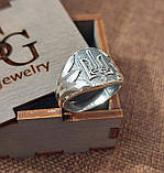 Срібний перстень Герб, фото 3