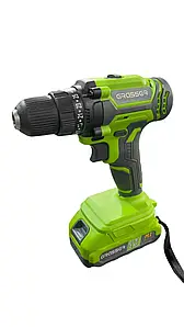 Шуруповерт GRASSER GCD38 18В, 2.0 Аг + зарядний пристрій