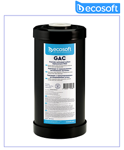 Картридж GAC з гранульованим активованим вугіллям ВВ10 Ecosoft 4,5"х10" (CHV4510ECO)