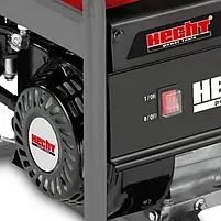 Генератор бензиновий HECHT GG 2500, 4-х тактний одноциліндровий об'ємом 196 см3, 6 к.с., 2200 Вт, 230 В /12 В, фото 4