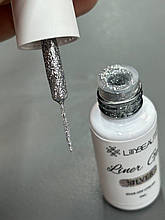 Гель-лайнер для нігтів Lilly Beaute Liner gel 5 мл срібло