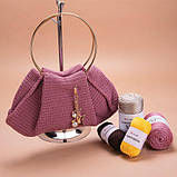 Yarnart MACRAME (ЯрнАрт Макраме) № 170 коричневий (Пряжа для сумок макраме, нитки для в'язання), фото 4