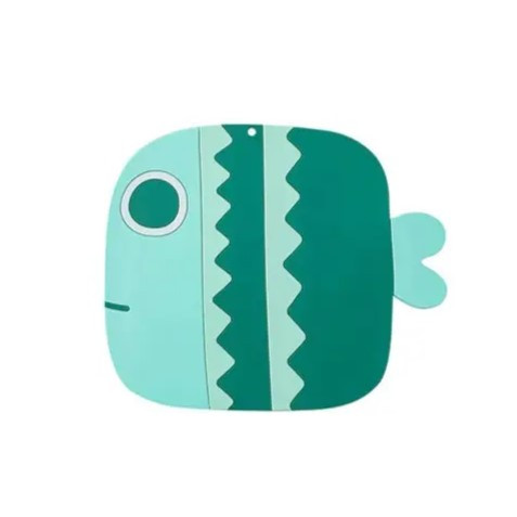 Костер підставка під гаряче Fish 15х12,5 см 1 шт. Зелений, фото 1