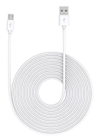 Кабель Micro USB 2 м View Sonic білий