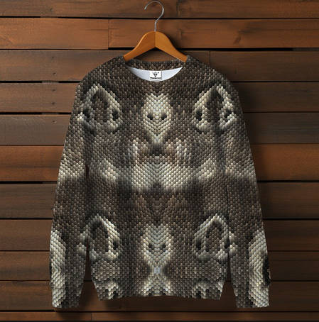 Світшоти з принтом зміїна шкіра