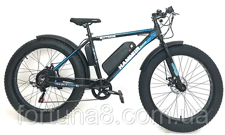 Електричний велосипед Hammer Fatbike 26" (1000W 48V 18Ah) з асистентом, фото 1