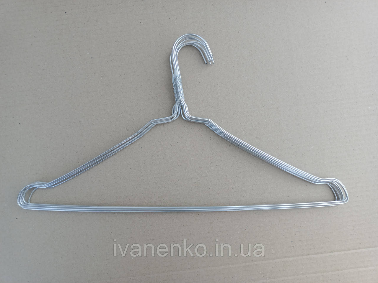 Плечко металеве тонке хром для хімчисток