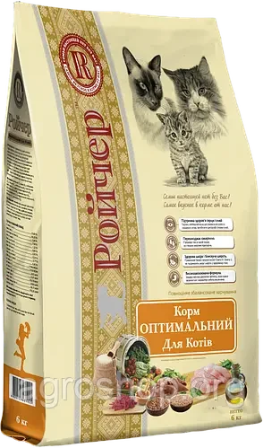 Сухий корм для котів Ройчер Оптимальний 6 кг