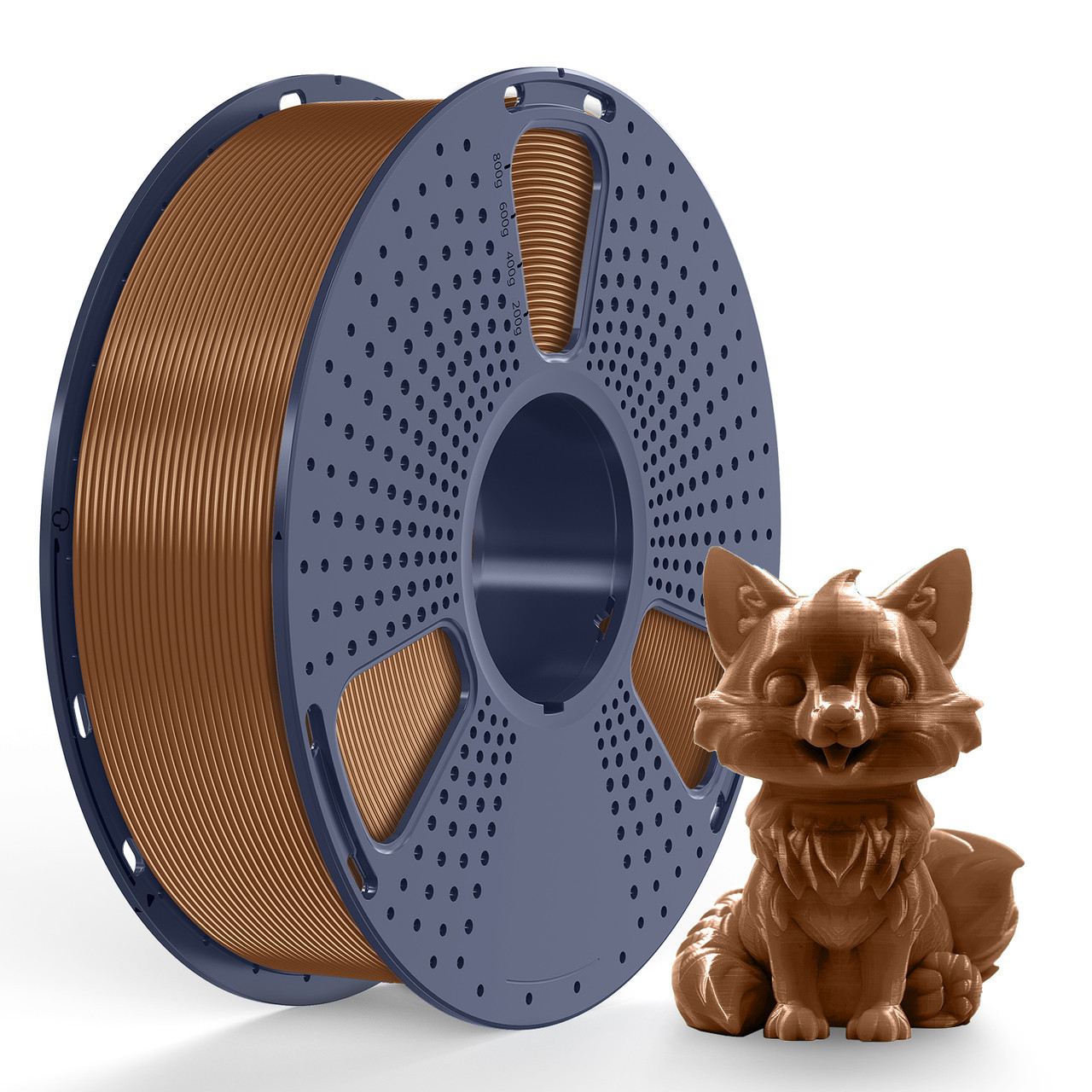 Пластик филамент для 3D-печати SUNLU PETG Coffee (09840524E) Reusable Spool