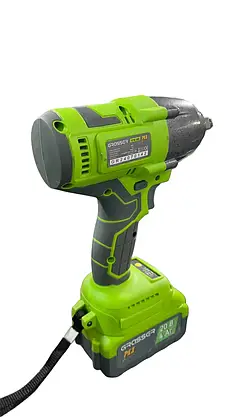 Гайковерт акумуляторний GRASSER GTW580 з акумулятором 4.0 Аг (1 шт.) та зарядним пристроєм, фото 3