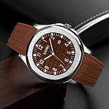 Класичний чоловічий кварцевий наручний годинник Skmei 9286 BN Oригінал, фото 4