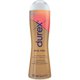 Інтимний гель-змазка Durex Real Feel для анального сексу на силіконовій основі (лубрикант) 50 мл (4820108005327) - оригінал