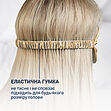 Маска для сну красива дитяча пов'язка на очі для обличчя дітей м'яка чоловіча жіноча бежева (silk1), фото 4