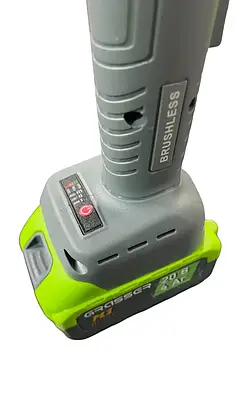 Акумуляторна кутова шліфувальна машина GRASSER GAG125 (в комплекті 4.0 Аг х 1, зарядний пристрій), фото 3