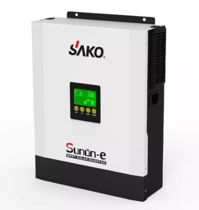 Гібридний сонячний інвертор SAKO 3000 Sunon-e 3KW 24V MPPT для LiFePo4 гібрийдний сонеч із зарядним пристроєм