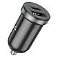 Автомобільний зарядний пристрій BOROFONE BZ22 Scenery dual port PD30W+QC3.0 car charger Black, фото 4