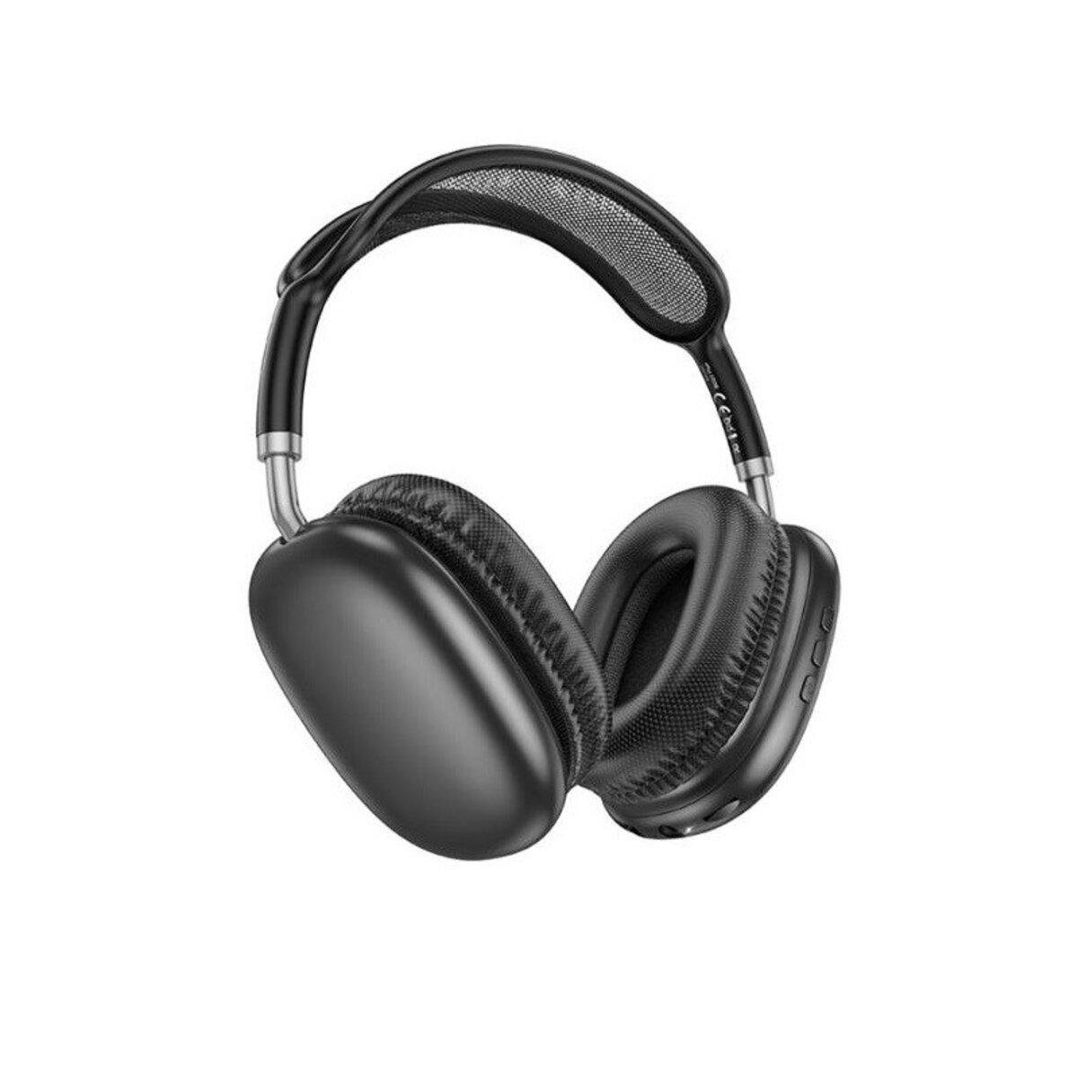 Бездротові навушники BOROFONE BO22 Plus Elegant BT headphones Deep Space Gray