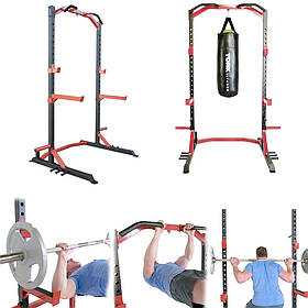 Стійка для штанги York Fitness ASPIRE 510, жим лежачи. Універсальна стійка з кріпленням для боксерської груші