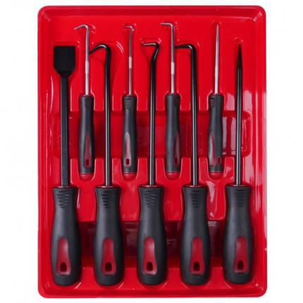 Набір гачків, шкребків і шил 9 од., фото 1