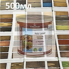 Морилка лазур масляна Holz lasur, 500мл, вибір кольору (Італія) Розлив