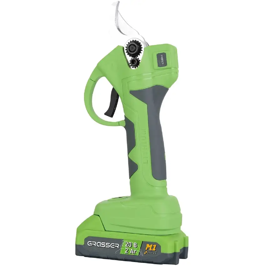 Акумуляторний садовий секатор GRASSER GPS30 (20 В, комплекті: акумулятор + зарядний пристрій), фото 1