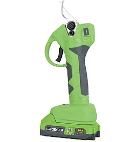Акумуляторний садовий секатор GRASSER GPS30 (20 В, комплекті: акумулятор + зарядний пристрій)