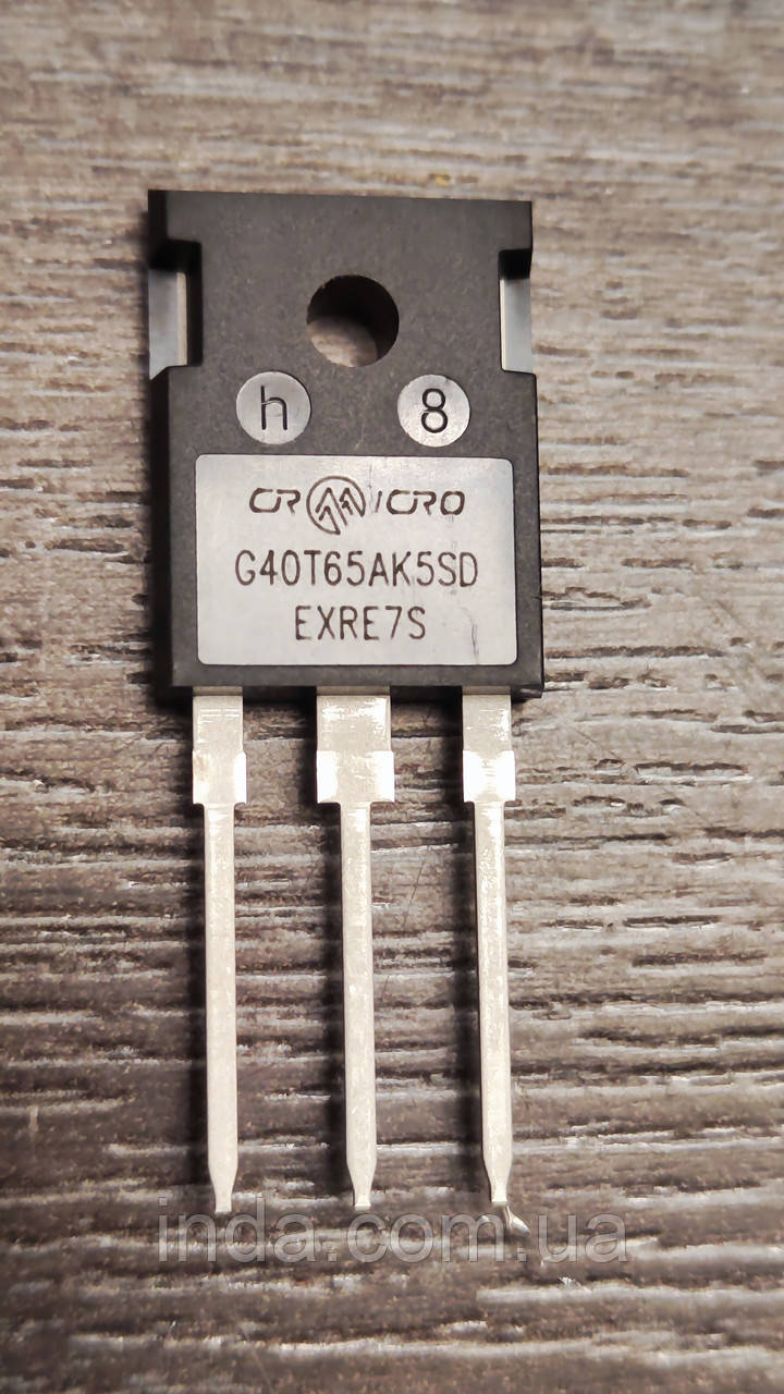Транзистор G40T65AK5SD Оригінал!!! 80A/40A, 650V, IGBT, G40T65AK3SD, фото 1