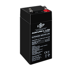 Акумулятор AGM LPM 4V - 4 Ah, фото 5