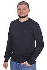 Світшот чоловічий Armani 24-24K-5000 темно-синій, фото 3