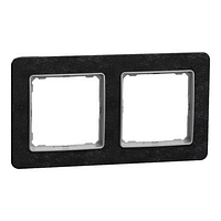 Рамка 2-пост колір Камінь Sedna Elements