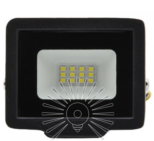 Прожектор LED 10W 6500K IP65 3000LM LEMANSO "Посейдон" чёрный/ LMP73-11