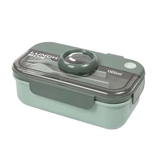 Ланч-бокс Yakada 1100ml Green (7_01190), фото 1