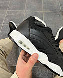 Кросівки чоловічі зимові чорні з білою підошвою 44, фото 4
