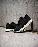 Кросівки чоловічі зимові чорні з білою підошвою 44, фото 5