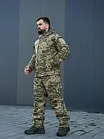 Зимовий тактичний армійський комплект (зимова куртка + штани) піксель Omni-Heat теплий військовий костюм S-3XL