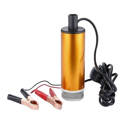 Насос паливоперекачуючий, занурювальний, з фільтром, в алюмінієвому корпусі 50мм. REWOLT (RE SL017-12V), фото 1