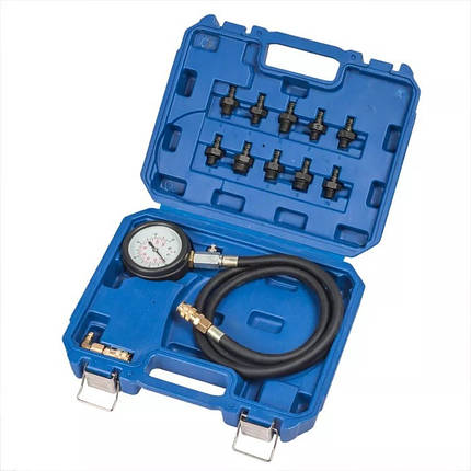 Тестер тиску масла (збільшений набір 14ін.) Rewolt (T7130), фото 1