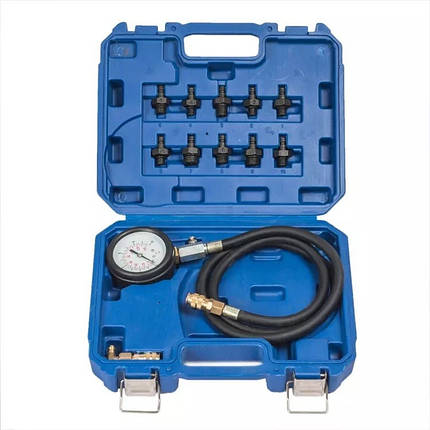 Тестер тиску масла (збільшений набір 14ін.) Rewolt (T7130), фото 2