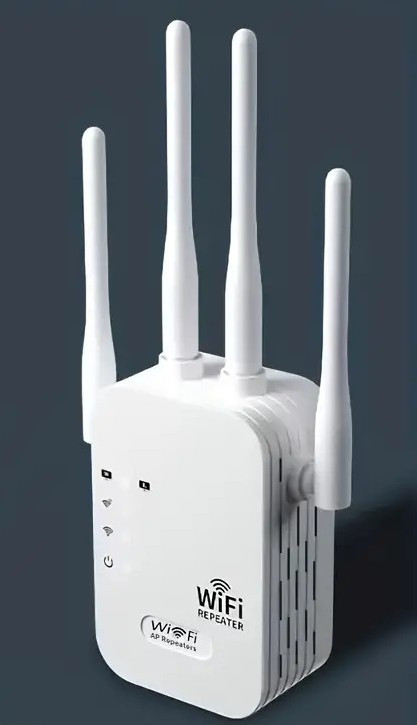 Розширювач зони покриття, підсилювач сигналу WiFi 300Mbps 2.4 GHz