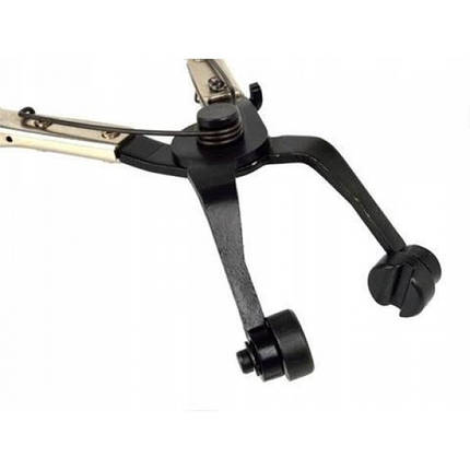 Щипці з шарнірним захватом для хомутів (вигнуті) 220мм Rewolt T4089, фото 2