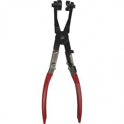 Щипці з шарнірним захватом для хомутів (вигнуті) 220мм Rewolt T4089, фото 3