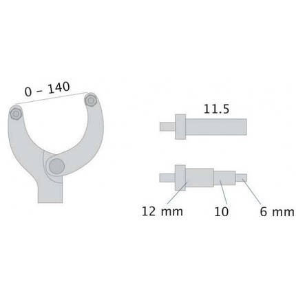 Ключ-захват шківів з регуляцією відстані REWOLT T7043VAG, фото 2