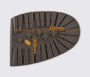 Гумова профілактика BISSELL, art.RB 518S, кол. світло-коричневий (карамель)