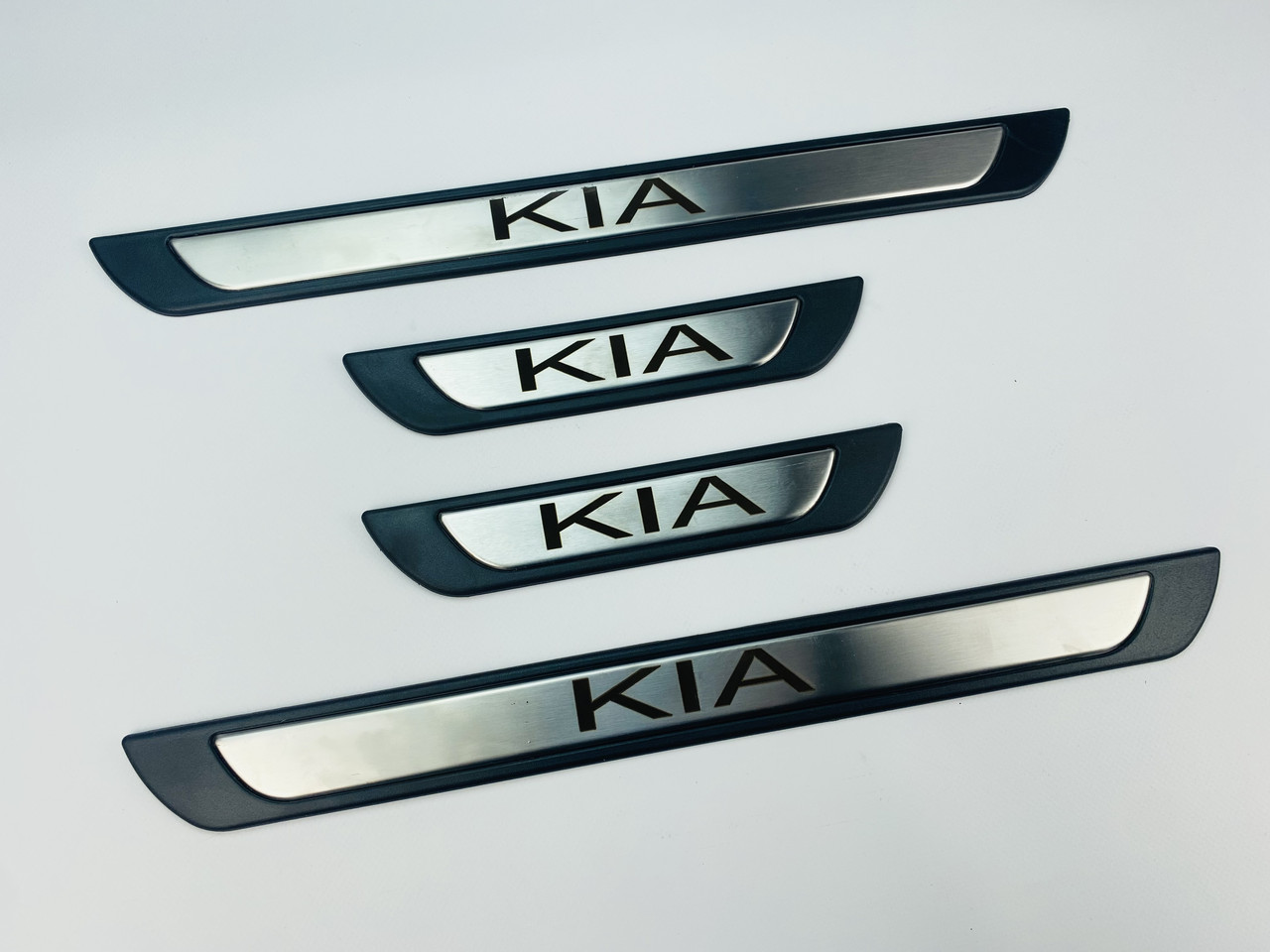 Накладки на пороги Kia Sorento IV 2020+ (хром-пласт) TAN24, фото 1